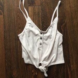 Truly Madly Deeply Crop Top with a Tie